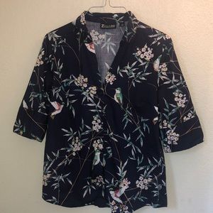 Tropical Blouse🌿🍀🐦